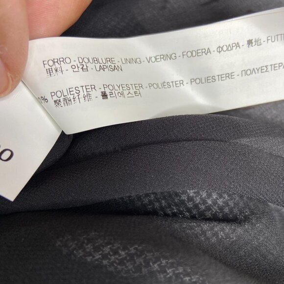 Zara Front Pleated Gingham Skirt Size M - Picture 9 of 9